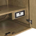 Laurent 30 Single Vanity Light Natural Oak Integrated Outlet With Usb Ports