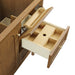 Laurent 36" Single Vanity in Honey Oak Feature English Dovetail Joinery