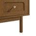 Laurent 48 Inch Single Vanity in Honey Oak Stand Up Close