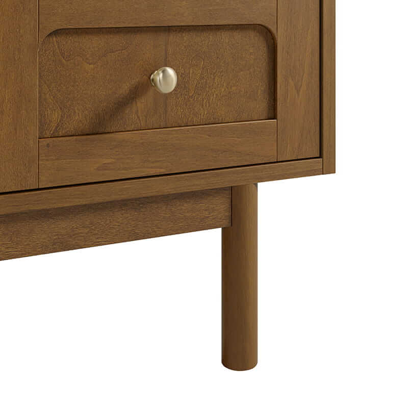 Laurent 48 Inch Single Vanity in Honey Oak Stand Up Close