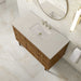 Laurent 48 Inch Single Vanity in Honey Oak With Siberian Silestone Top