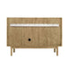 Laurent 48 Single Vanity Light Natural Oak Back View