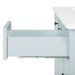 Layla 48 Left-Offset Single Sink Bathroom Vanity Ice Blue Cabinet Only Side View