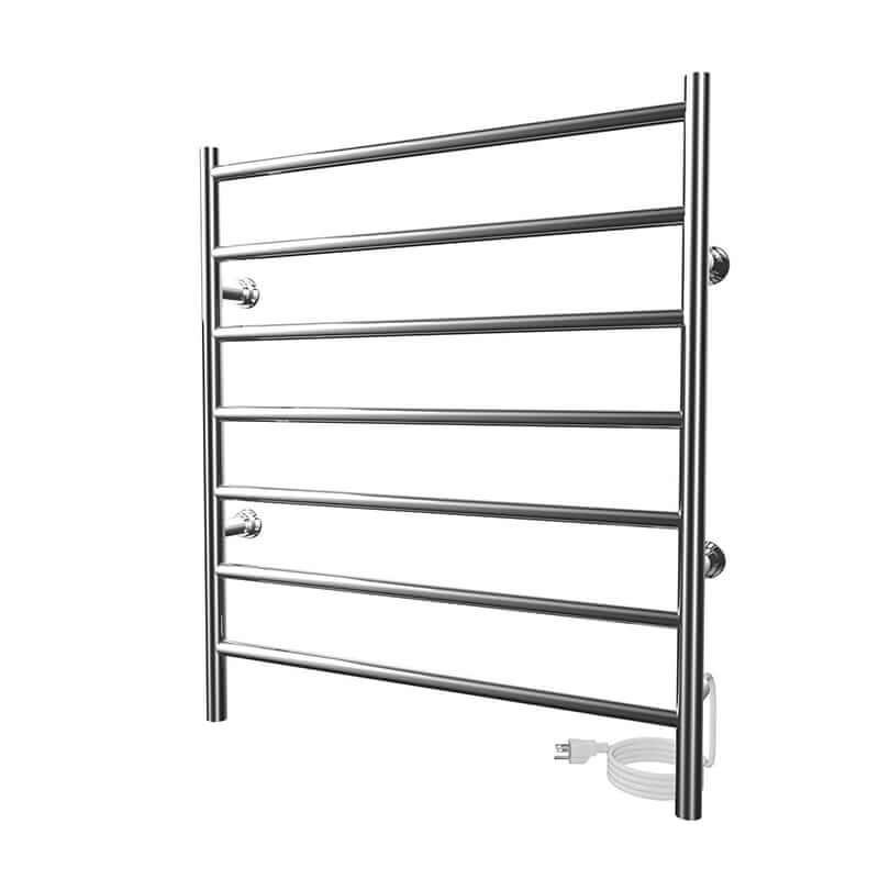 Linear 24 x 27 Inch Towel Warmer in Chrome Plug in Side View