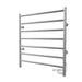 Linear 24" x 27" Towel Warmer in Brushed Nickel Hardwired Side View