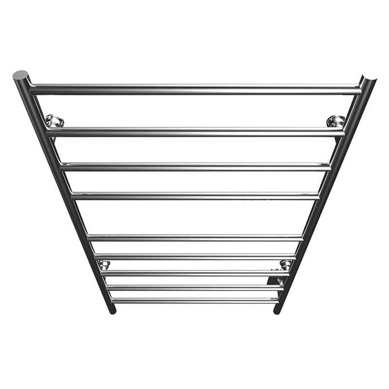 Linear 24" x 40" Towel Warmer in Chrome Hardwired Top View