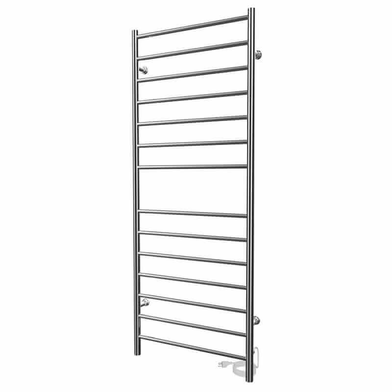 Linear 24" x 60" Inch Towel Warmer in Chrome Plug in Side View
