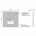 Loft Led Lighted Mirror Tv Technical Drawings