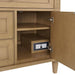 Lorelai 36 Inch Single Vanity in Light Natural Oak 120 Volt Outlet With USB Ports