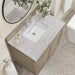Lorelai 36 Inch Single Vanity in Whitewashed Oak With Eternal Jasmine Pearl Silestone Top