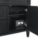 Lorelai 36" Single Vanity in Black Onyx One 120 Volt Outlet With USB Ports