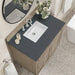 Lorelai 36" Single Vanity in Whitewashed Oak With Charcoal Soapstone Silestone Top