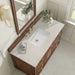 Lorelai 48" Single Vanity in Mid Century Acacia With Siberian Silestone Top