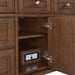 Lorelai 48" Single Vanity in Mid Century Walnut One 120 Volt Outlet With USB Ports