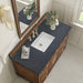 Lorelai 48" Single Vanity in Mid Century Walnut With Charcoal Soapstone Silestone Top