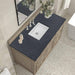 Lorelai 48" Single Vanity in Whitewashed Oak With Charcoal Soapstone Silestone Top