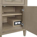 Lorelai 60 Inch Double Vanity in Whitewashed Oak Two 120 Volt Outlets With Usb Ports