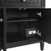 Lorelai 72" Double Vanity in Black Onyx Two 120 Volt Outlets With USB Ports