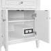 Lorelai 72" Double Vanity in Bright White With Two 120 Volt Outlets With USB Ports