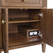 Lorelai 72" Double Vanity in Mid-Century Walnut Two 120 Volt Outlets With USB Ports
