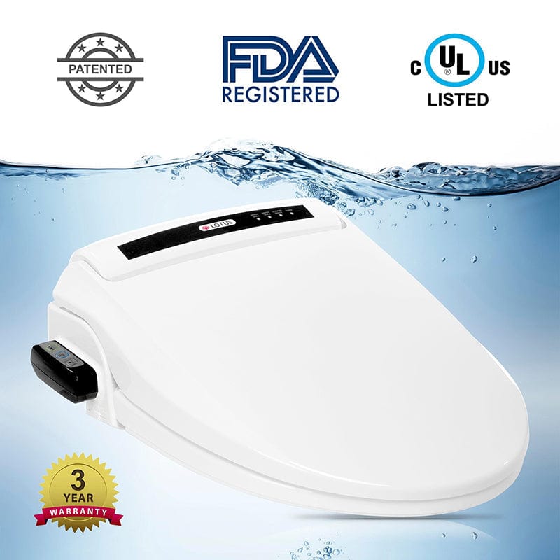 lotus ats 1000 bidet toilet seat 3 year warranty