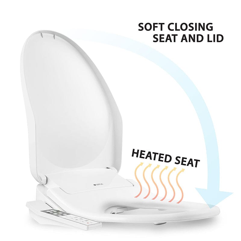 lotus ats 850 bidet toilet seat soft closing seat and lid