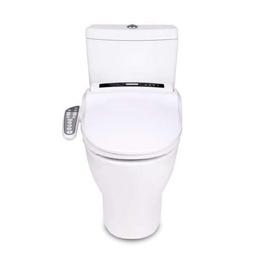 lotus ats 909 bidet toilet seat front view close lid