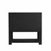 Lucian 36" Double Vanity in Carbon Oak Back View
