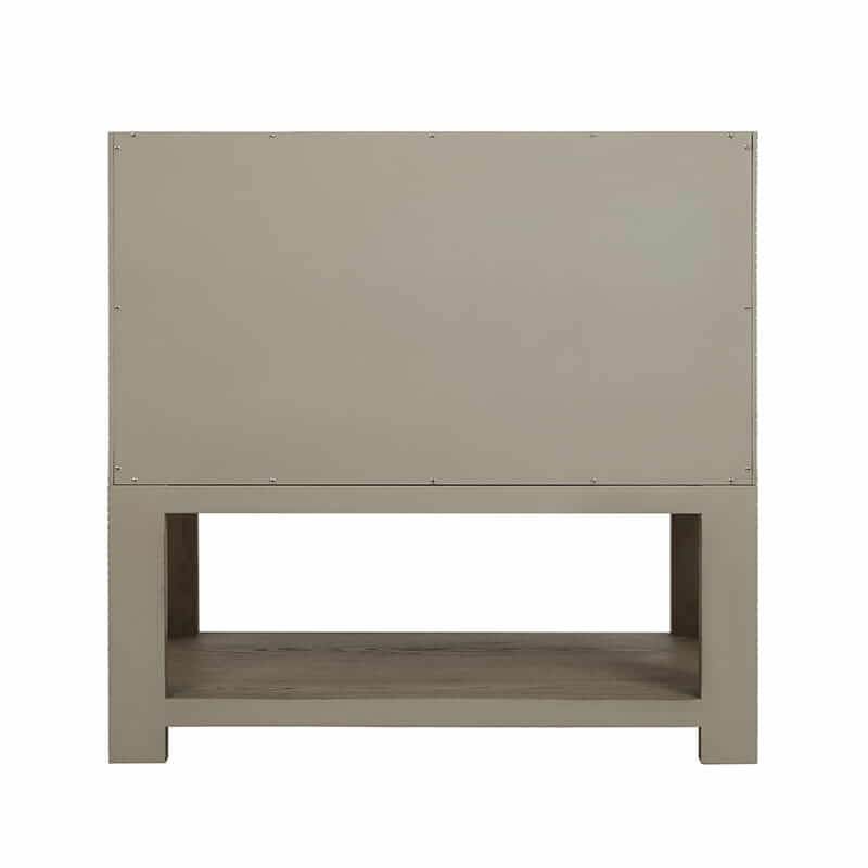 Lucian 36" Double Vanity in Pebble Oak Back View