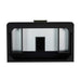 Lucian 36 Inch Double Vanity in Carbon Oak Top View