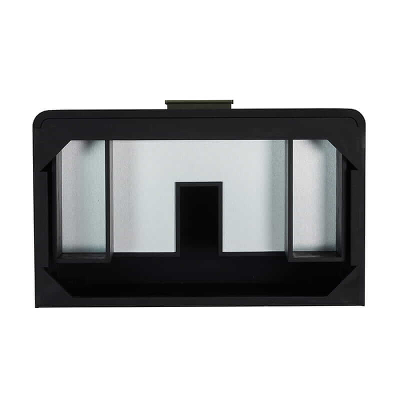 Lucian 36 Inch Double Vanity in Carbon Oak Top View