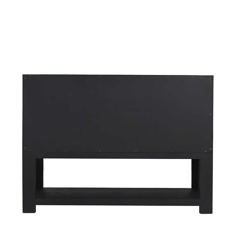 Lucian 48" Single Vanity in Carbon Oak Back View