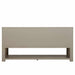 Lucian 72" Double Vanity in Pebble Oak Back View