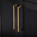 Luka 30 inch Single Vanity Black Oak Cabinet Only Hardware
