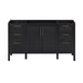 Luka 60 inch Single Vanity Black Oak Cabinet Only
