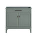 Madison 36 inch Single Vanity Smoke Green Cabinet Only