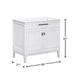 Madison 36 Single Vanity White Cabinet Only Dimension