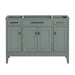 Madison 48 Inch Single Vanity Smoke Green Cabinet Only