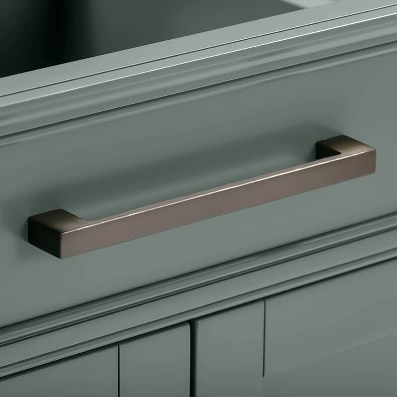 Madison 48 Single Vanity Smoke Green Cabinet Only Hardware