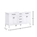 Madison 60 Single Vanity White Cabinet Only Dimension