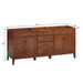 Madison 72 Double Vanity Tobacco Cabinet Only Dimension