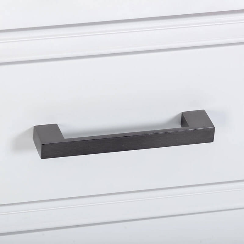 Madison 72 Double Vanity White Cabinet only Hardware