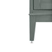 Madison 72 inch Double Vanity White Smoke Green Cabinet Only Base