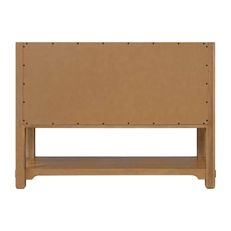 Malibu 48" Single Vanity Amber Birch Back View