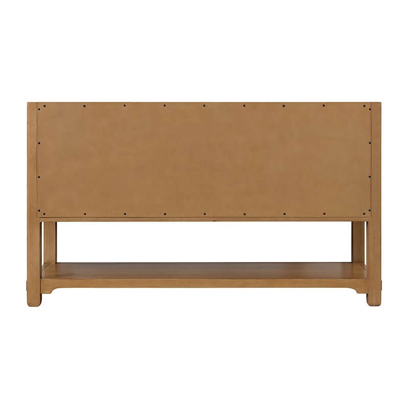 Malibu 60 Single Vanity Amber Birch Back View