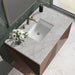 Marcello 36 Inch Single Vanity Victorian Silver Silestone Top