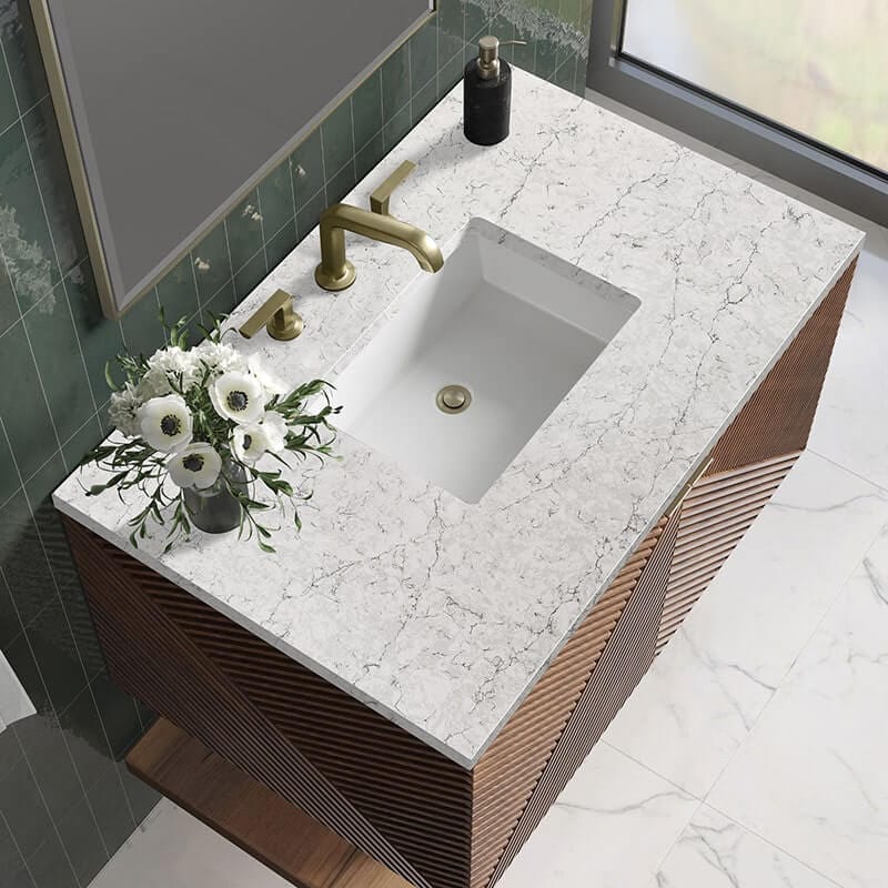 Marcello 36" Single Vanity Eternal Jasmine Pearl Silestone Top