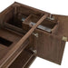 Marcello 48" Single Vanity Chestnut Open Hinges
