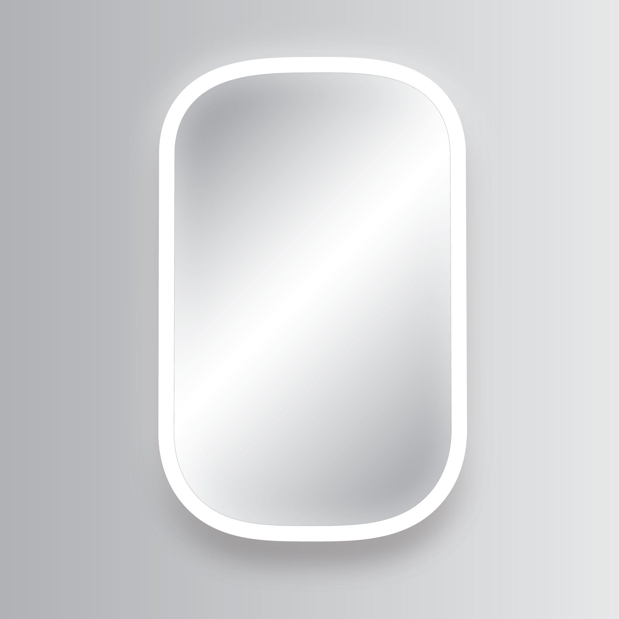 Modern Mirrors Meridian Lighted Bathroom Vanity Mirror
