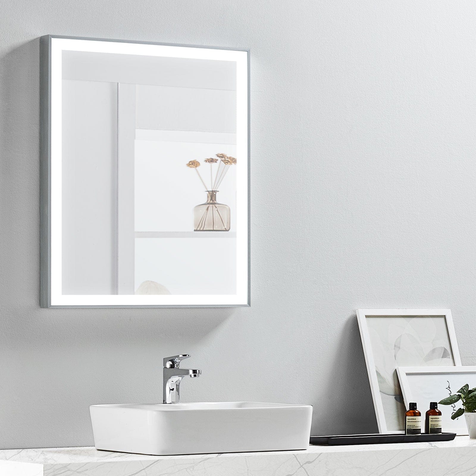 Modern Mirrors Vera Lighted Bathroom Vanity Mirror